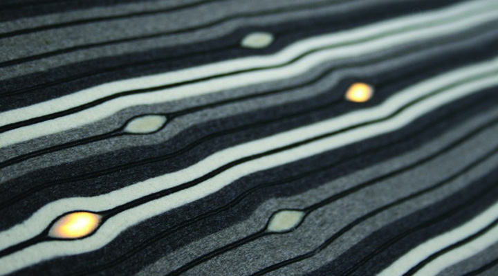 cell led carpet 01 Cell LED Carpet by Lama Concept