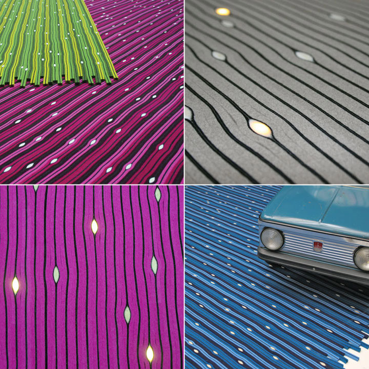 cell led carpet 05 Cell LED Carpet by Lama Concept