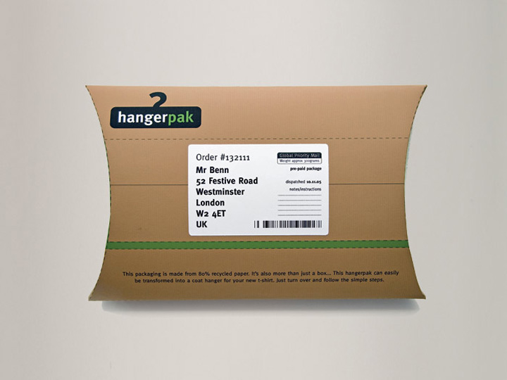 HangerPak: Shirt Packaging Doubling as a Hanger