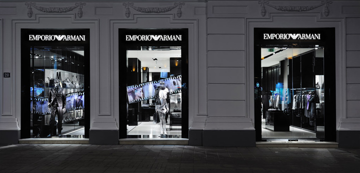 Emporio Armani store by Giorgio Armani, Belgrade » Retail Design Blog