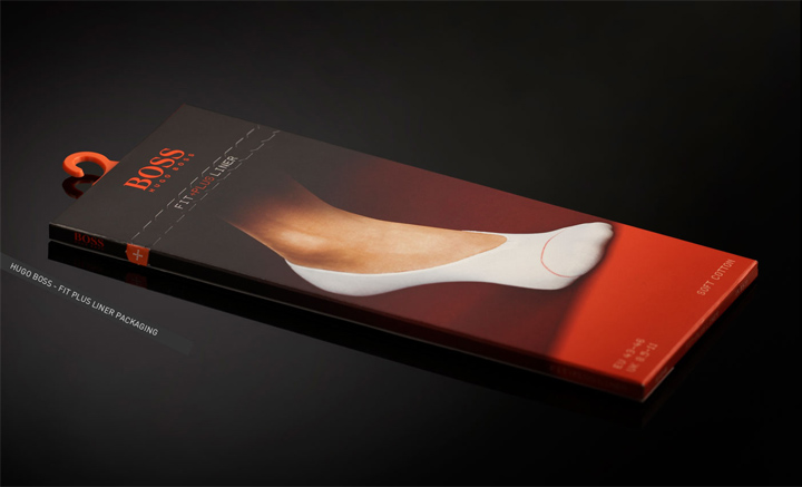 Offentliggørelse forståelse vindruer Hugo Boss socks packaging by Sabotage PKG