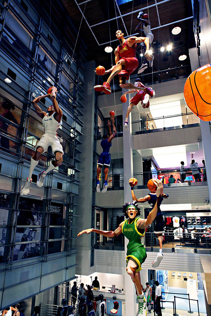 World Basketball Festival Display at NikeTown, York
