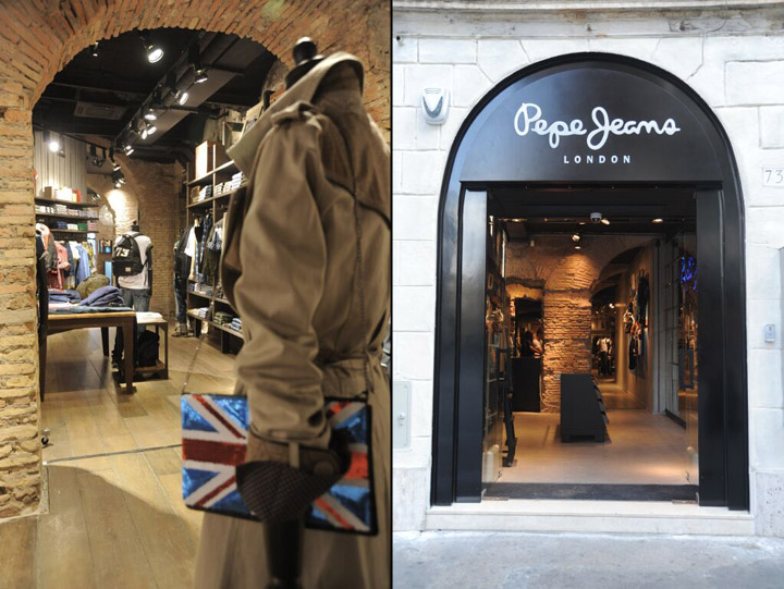 Onderhoud Geest schraper Pepe Jeans London flagship store, Rome