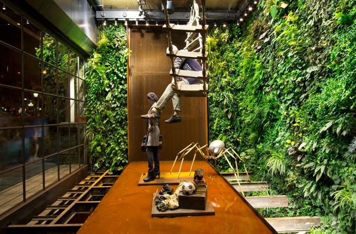 Replay Store by Vertical Garden Design, Barcelona » Retail Design Blog
