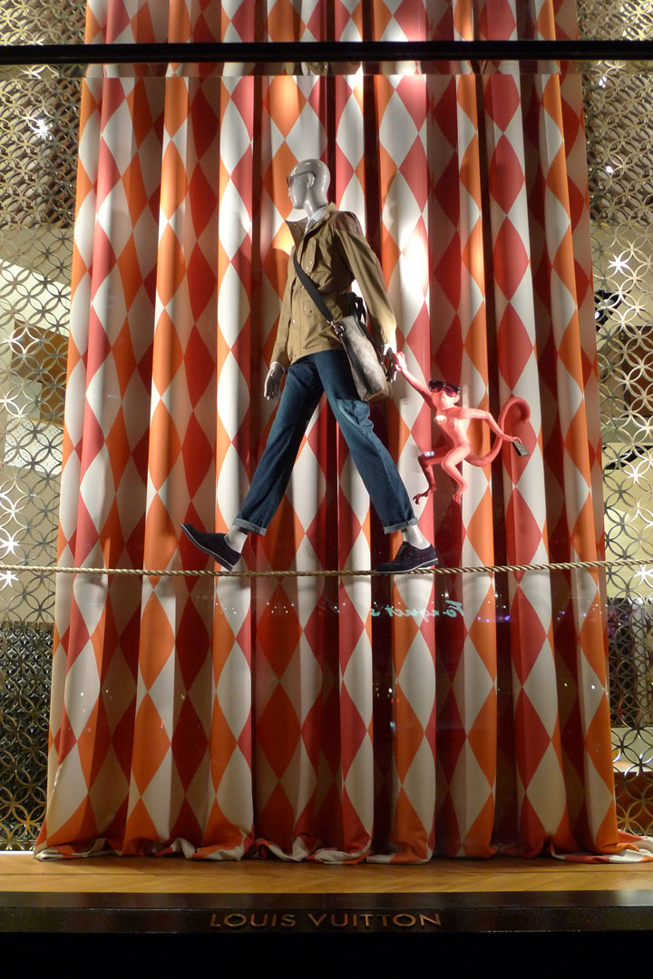 Louis Vuitton Circus windows, Paris