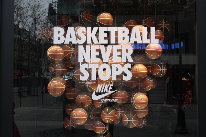 nike store basketball never stops