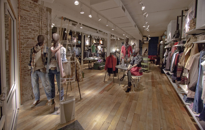 Jeans London flagship store Francisco Segarra, Amsterdam