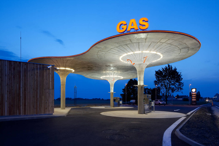 Gas station by Atelier SAD Galanta Slovakia 07 Gas station by Atelier SAD, Galanta   Slovakia