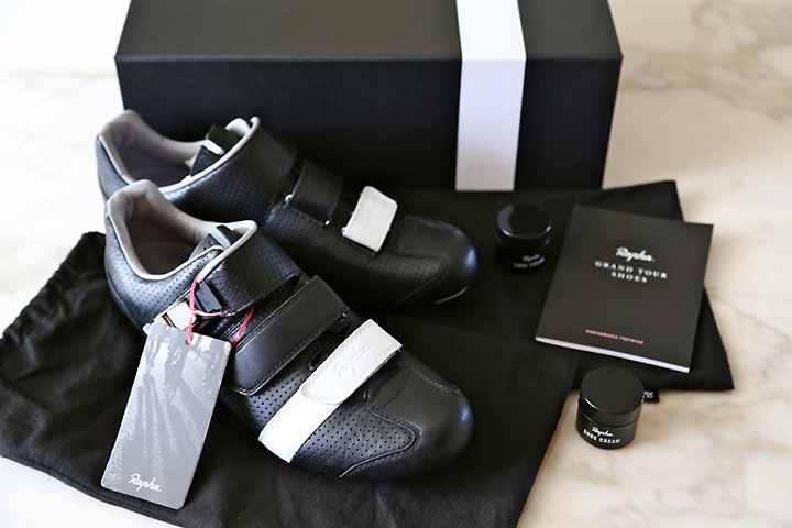 Rapha Grand Tour Shoe packaging by 