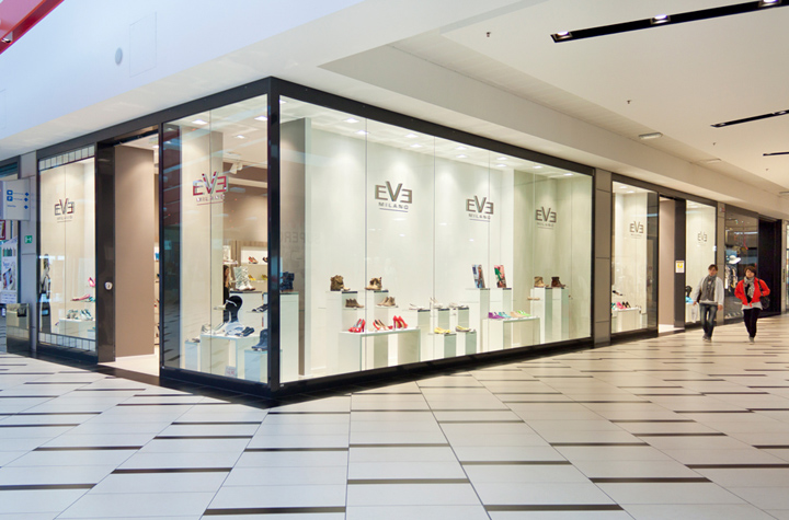 ... ! Eve Milano shoe store by Onekee s.r.l., Rivarolo Canavese â€“ Italy