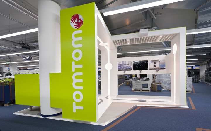 & TomTom shop-in-shops in Saturn by Storeage, Amsterdam