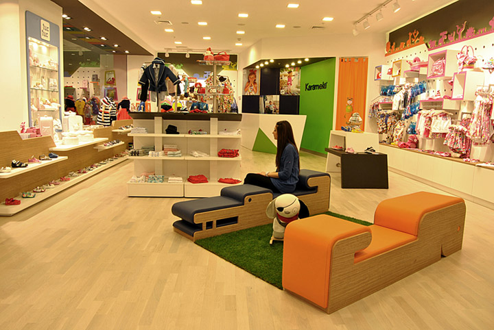 Karamela children clothing store by OSO Architects, Istanbul ...