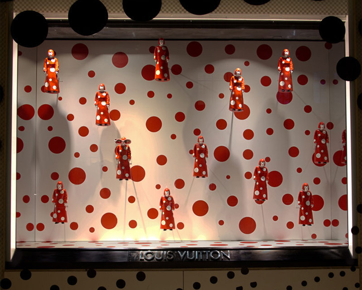 Polka Dots Have Overtaken New York's Louis Vuitton Store