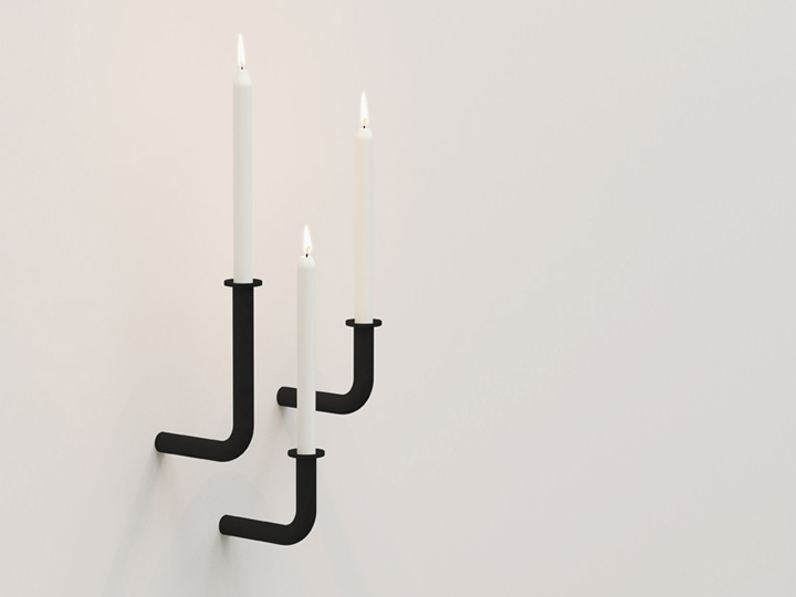 Wall of Flame candleholder by Frederik Roije 07 Wall of Flame candleholder by Frederik Roijé