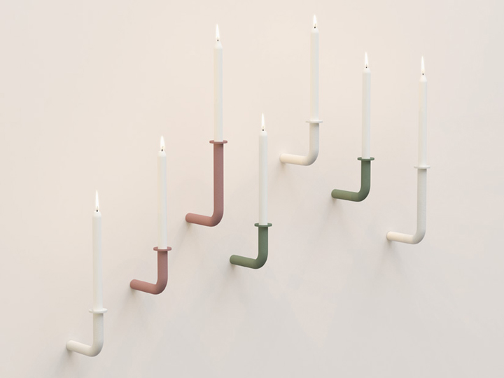 Wall of Flame candleholder by Frederik Roije Wall of Flame candleholder by Frederik Roijé