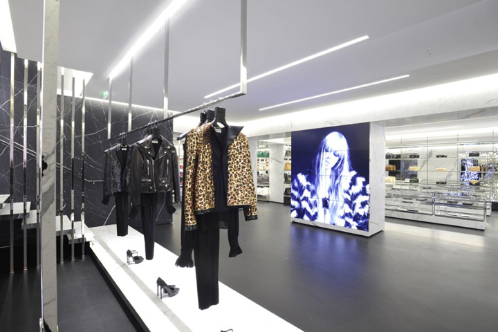 » Saint Laurent flagship boutique, Paris