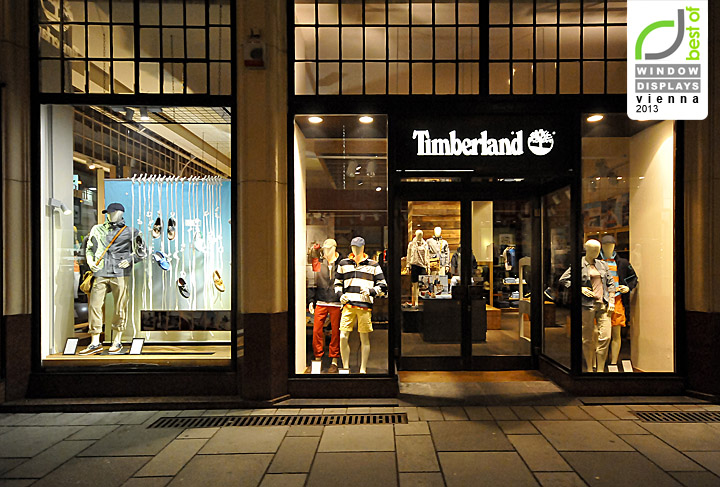 Timberland windows 2013, Vienna » Retail Design Blog