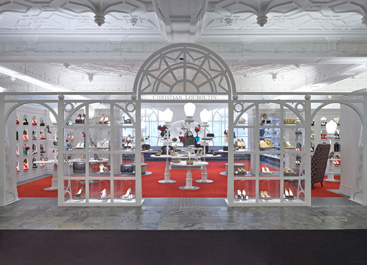gør dig irriteret Vask vinduer serviet Christian Louboutin store by Lee Broom at Harrods, London