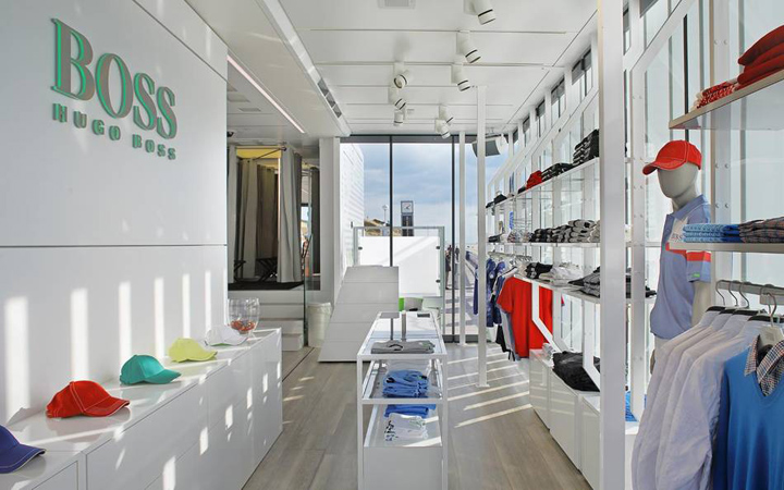 Hugo Boss – Green Truck mobile store by LIGANOVA