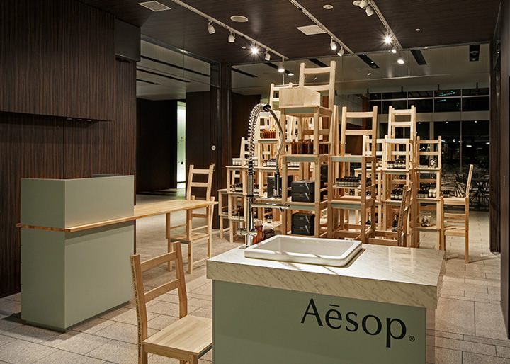 Aesop Midtown Installation pop-up shop, Tokyo