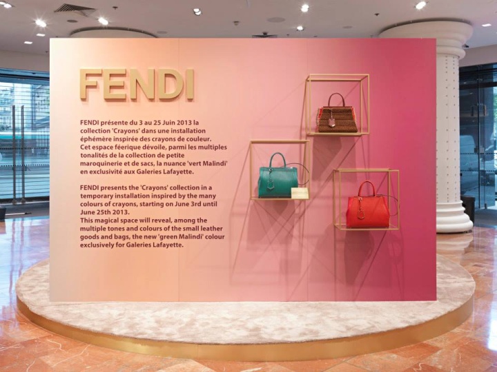 Fendi Mania Fila collaboration steals the show at Galeries Lafayette in  Paris
