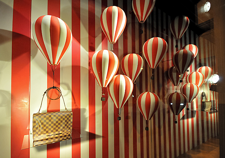 Louis Vuitton, Hot Air Balloon window display (2011)