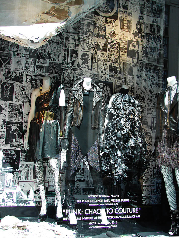 Bergdorf Goodman – Punk: Couture windows windows, Chaos display, to Vía: New window http://retaildesignblog.net/2013/09/1… York | display, Fashion Beautiful Window