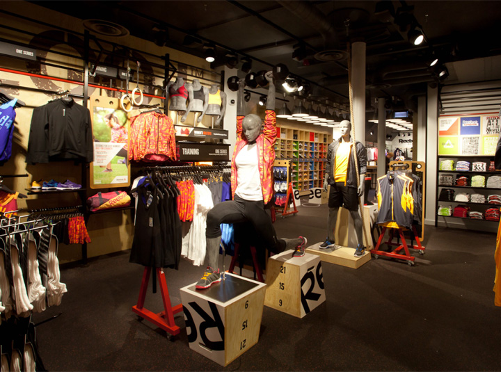 Reebok store in Covent Garden by Brown 