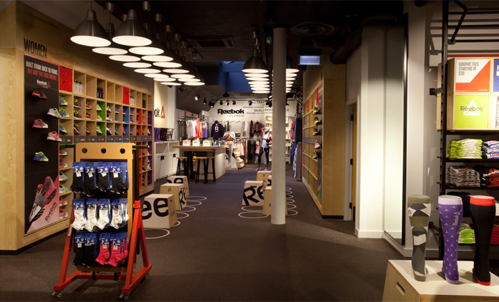 Reebok store in Covent Garden by Brown 