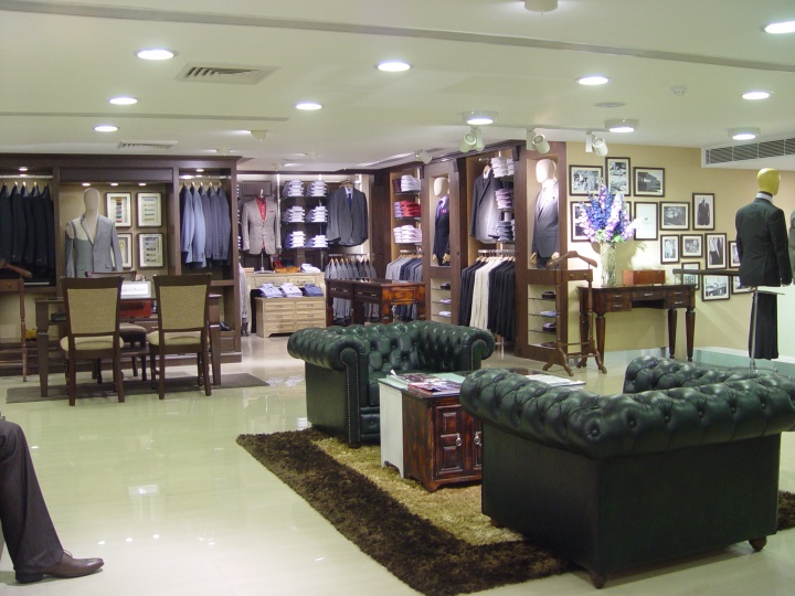 Louis Philippe store, New Delhi India  Retail store interior design,  Retail design, Store interiors