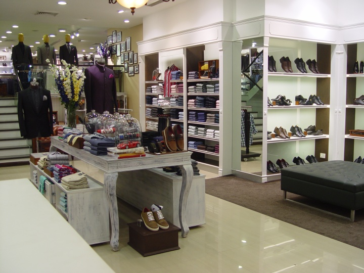 Louis Philippe store, New Delhi India  Retail store interior design,  Retail design, Store interiors