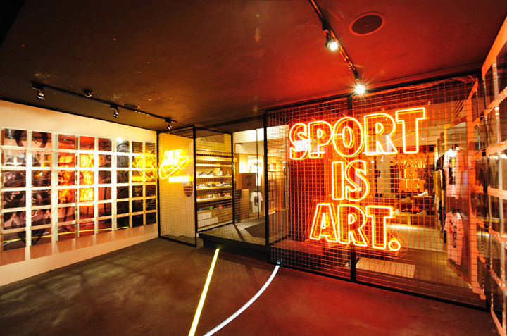 Symposium Verschuiving Valkuilen Nike “Sport is Art” promotion by Studio ARRT, Hong Kong – China