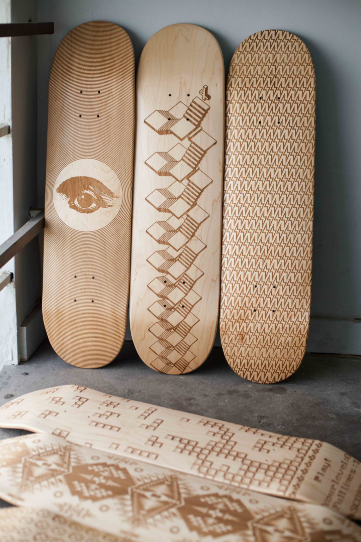 » Laser Engraved Skate Decks by Magnetic Kitchen