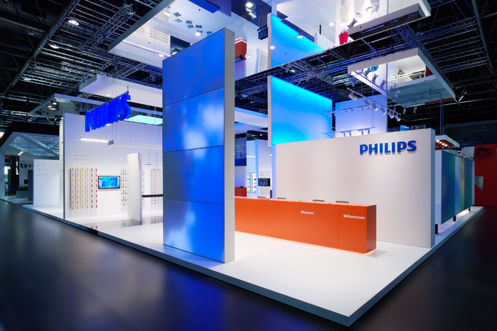 Philips Lighting stand by Totems, Düsseldorf – Germany