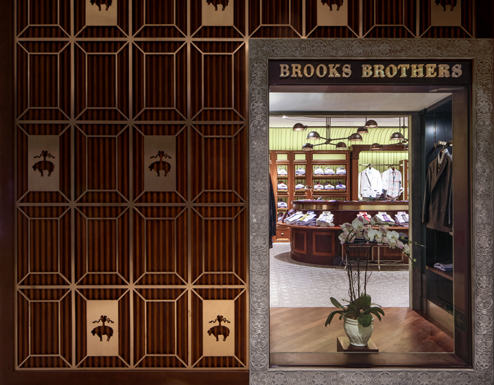 香港Brooks Brothers男装服装店设计
