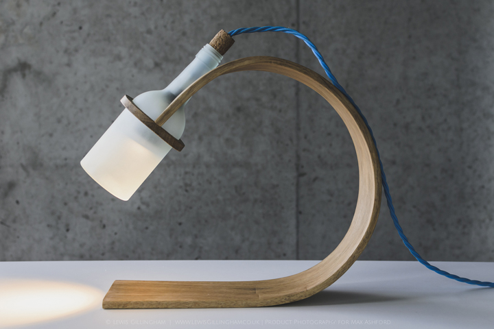 Encommium gewicht evenaar Quercus desk lamp by Max Ashford