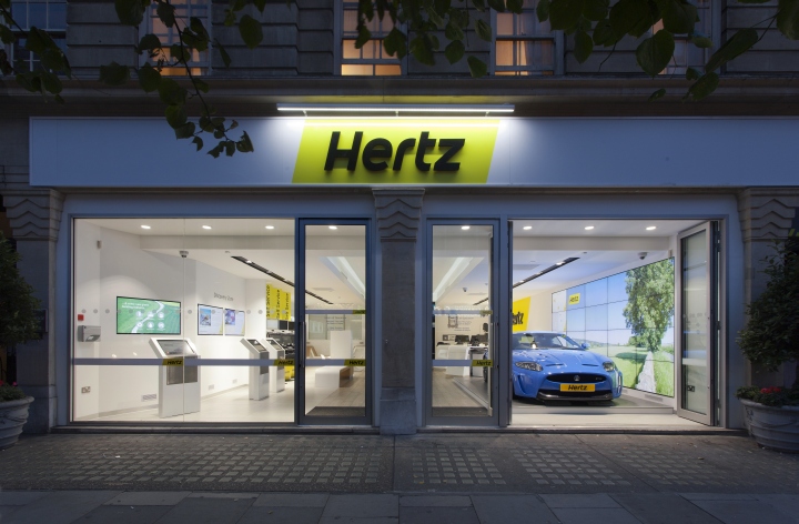 英国伦敦Hertz 赫兹创意旗舰店设计