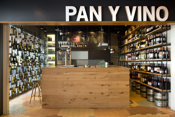 西班牙-巴塞罗那Pan y Vino洋酒店设计