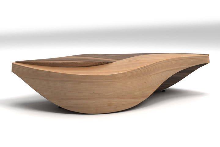 Unique wooden table by Lubo Majer » Retail Design Blog