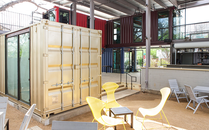 德克萨斯奥斯丁集装箱Container酒吧设计