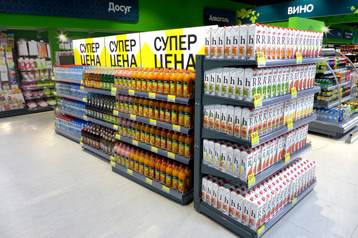 俄罗斯莫斯科perekrestok旗舰超市设计
