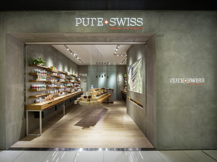 香港Pure Swiss 化妆品店设计 