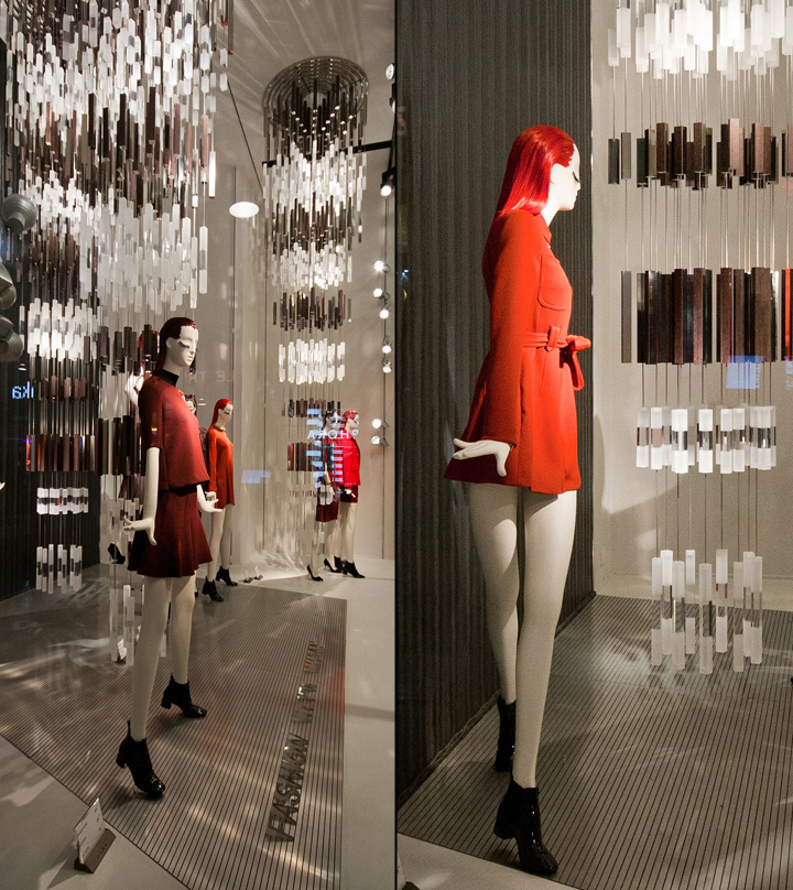 意大利米兰–Zara品牌男装橱窗设计