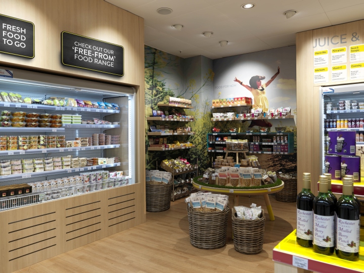 英国伦敦NutriCentre食品店设计