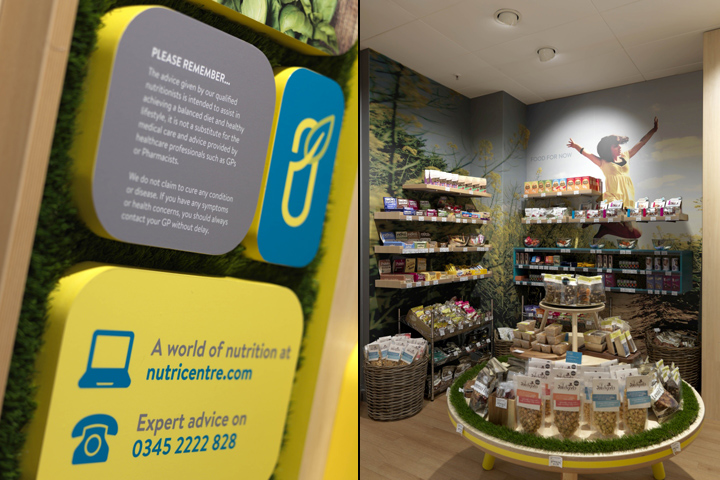 英国伦敦NutriCentre食品店设计