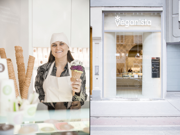 奥地利维也纳–veganista素食冰淇淋店