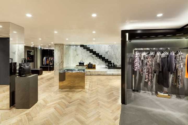 Givenchy flagship store (Seoul): a dynamic looking structure