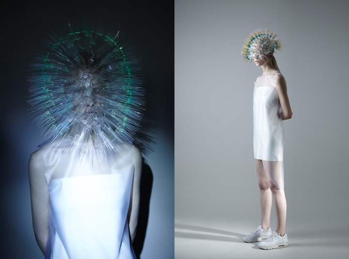 Futuristic Headpieces by Maiko Takeda