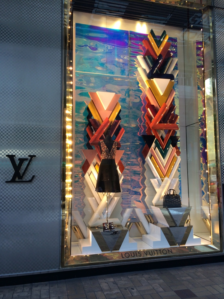 » Louis Vuitton Totem windows at 5 Canton Road, Hong Kong