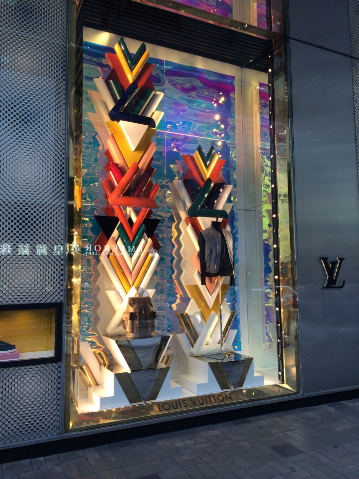 Louis Vuitton Totem windows at 5 Canton Road, Hong Kong » Retail